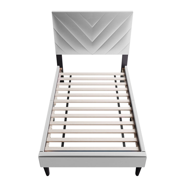 Bed Set With Adjustable Headboard
