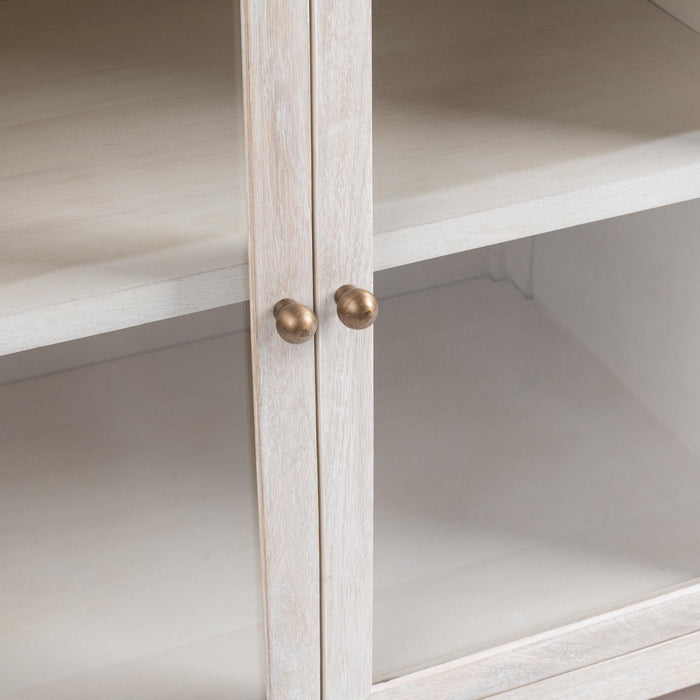 Hera - 4 Door Buffet - Creamwood