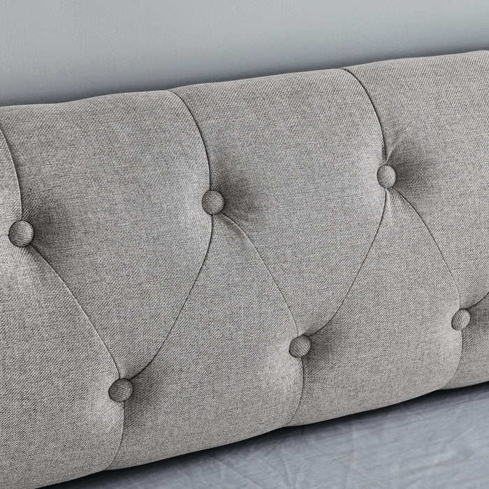 Size Upholstered Daybed With Trundle And USB Charging Armrest