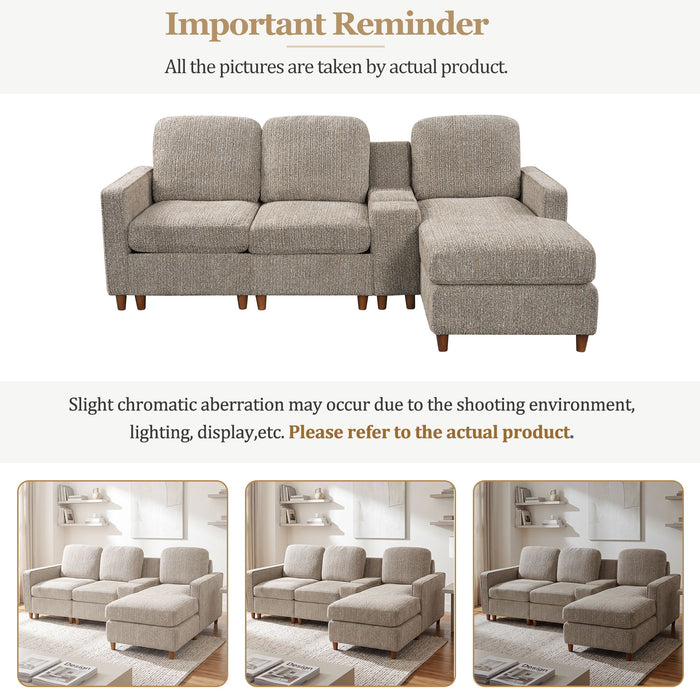 L - Sectional Sofa With Reversible Chaise