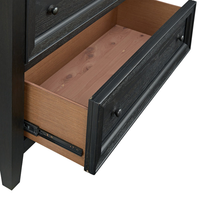 6 Drawer Chest With Knobs And Smooth Slides