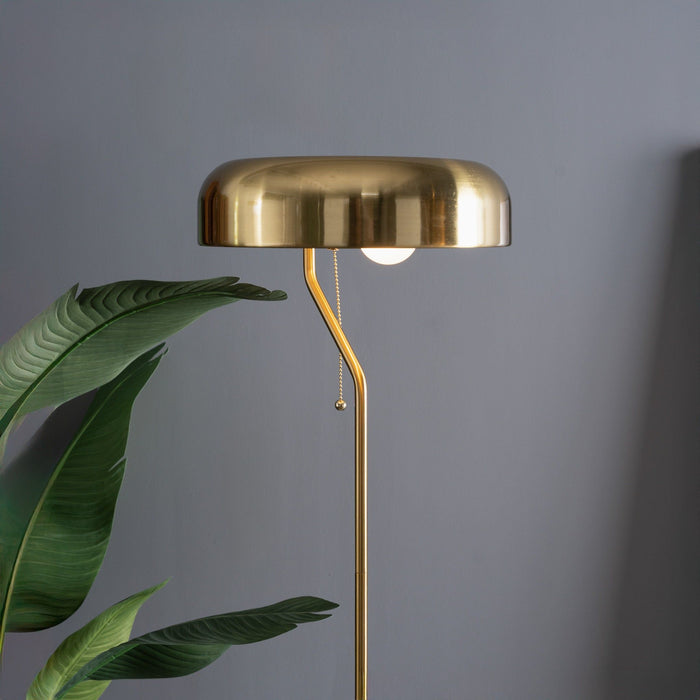 Spectra - Tall Corner Floor Lamp For Living Room - Gold