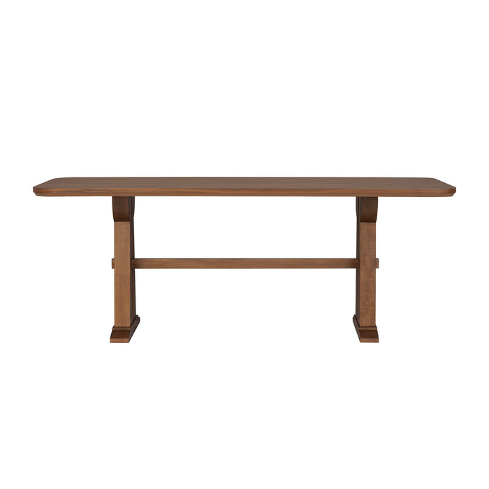 Lincoln - Rectangular Dining Table - Brown