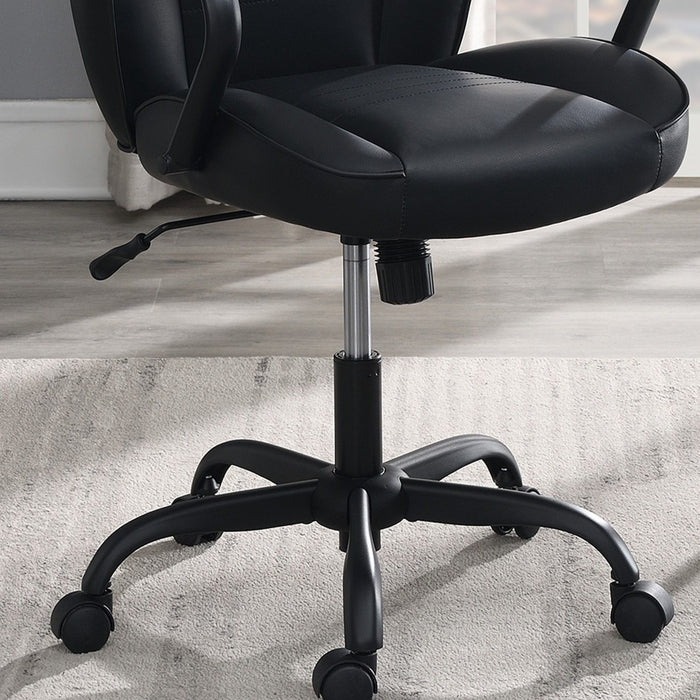 Gaming And Office Chair With Padded Arms, Adjustable Height