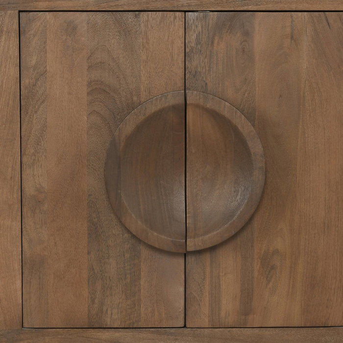 Vally - Wood 6 Door Buffet - Artisan Brown