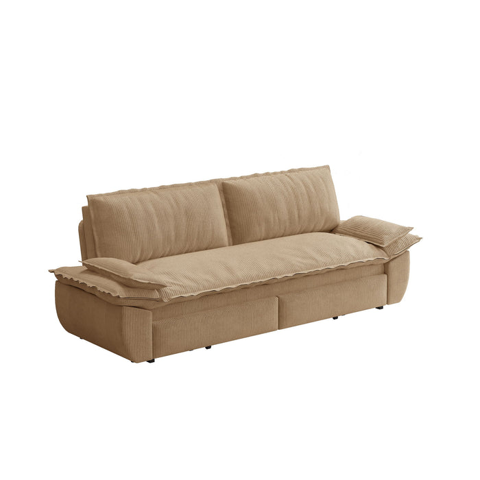 Queen Pull Out Sofa Bed, 3 In 1 Convertible Sleeper Sofa