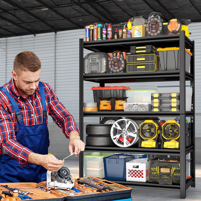 5 Tier Heavy Duty Shelving Unit Adjustable Shelving Units