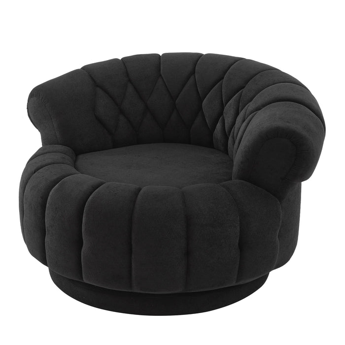Round Swivel Accent Chair With Rotation