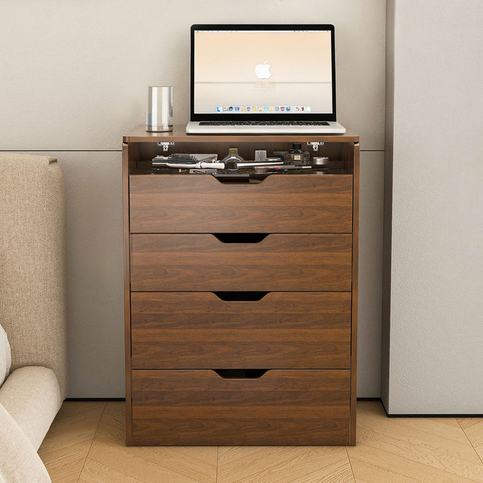 Vanity Desk With Lighted Mirror & Stool