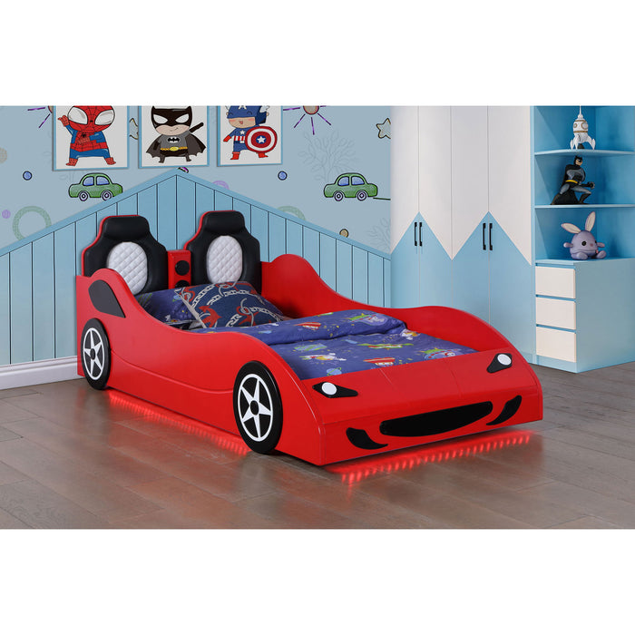 Solana - Race Car Bed With Underglow Lights