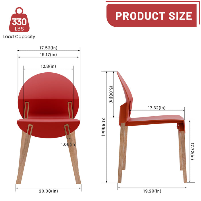4 Piece Set Of Single Chairs With A Folding Square Table