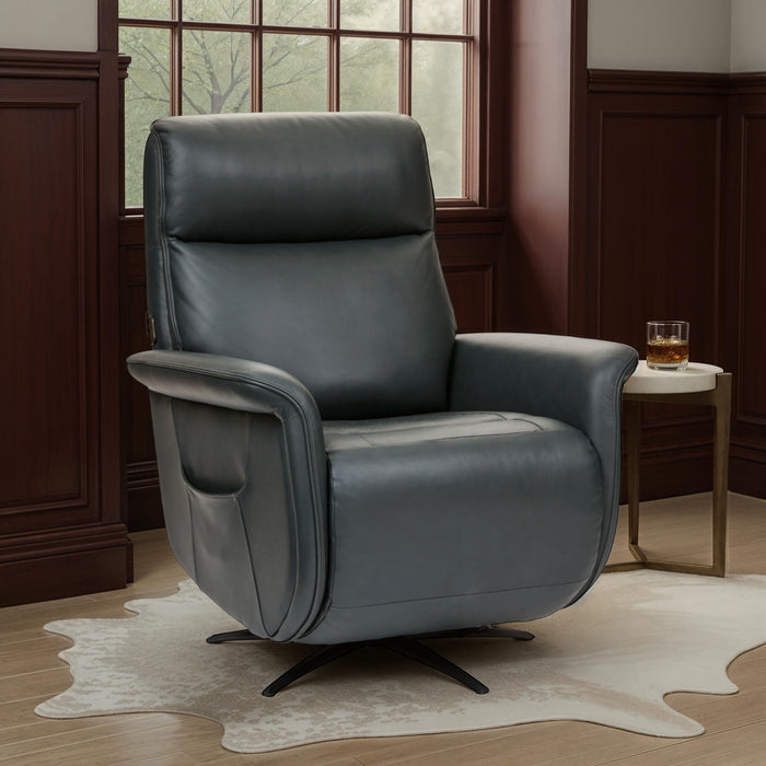 Haven - Power Swivel Recliner With Power Headrest, Lumbar, Heat, Massage & Ventilation
