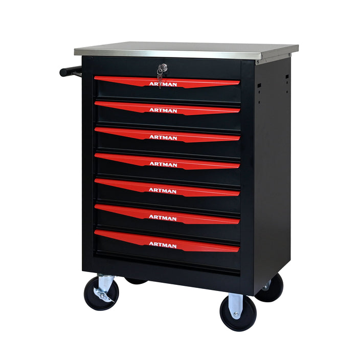 Drawer Multifunctional Tool Cart With Wheels For Garage