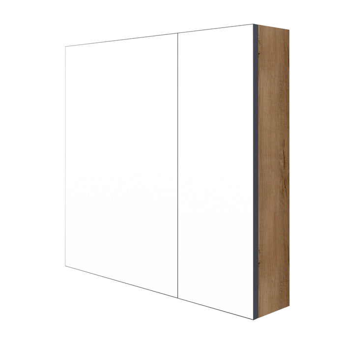 29.63" Wall Mounted Cabinet With Adjustable Shelves Storage Cabinet For Bathroom - Imitative Oak