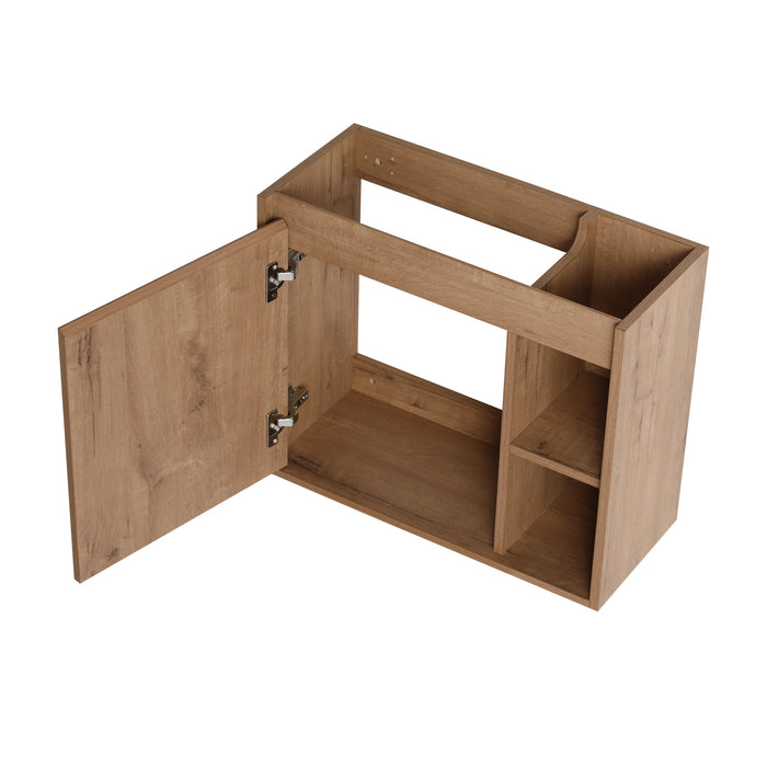 Wall Mounted Bathroom Vanity & Sink & Soft Close Door