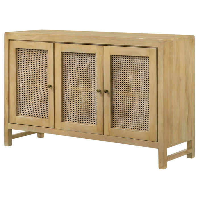 Ashton - 3 Door Accent Cabinet - Natural
