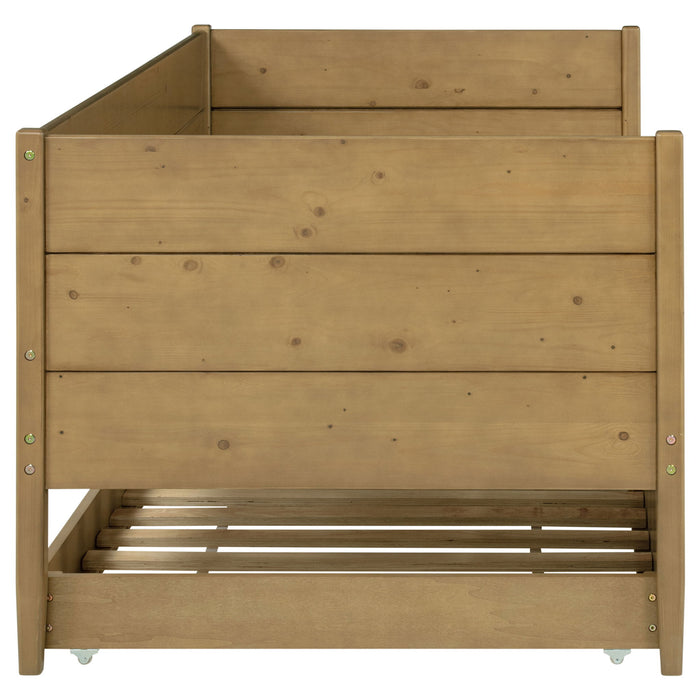 Stewart - Twin Daybed With Trundle - Natural