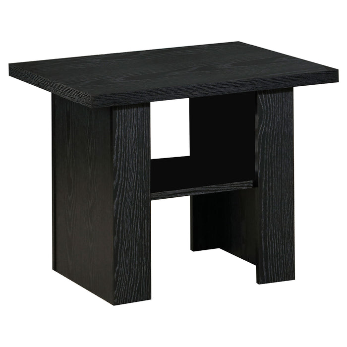 Salton - 3 Piece Coffee Table Set - Black