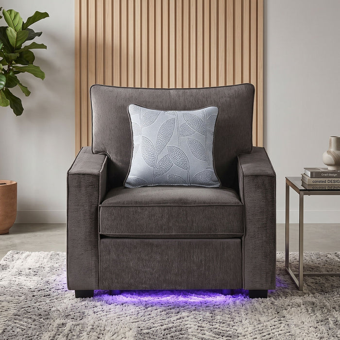 Rita - Accent Chair With LED Underlighting