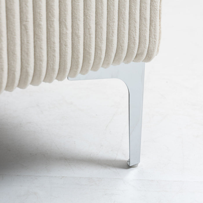 Modular Sectional Sofa Square Storage Ottoman