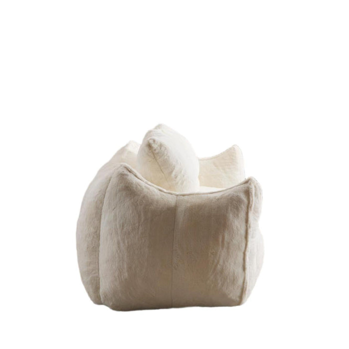 Giant Bean Bag Couch, Ultra Soft Fluffy Loveseat For Living Room