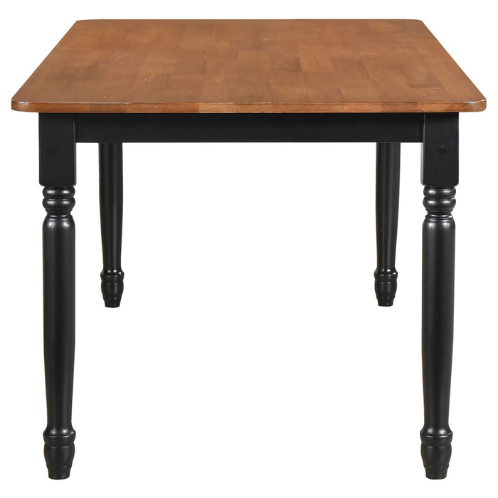 Hayward - Dining Table Rectangular Table With Rounded Edge Top - Walnut