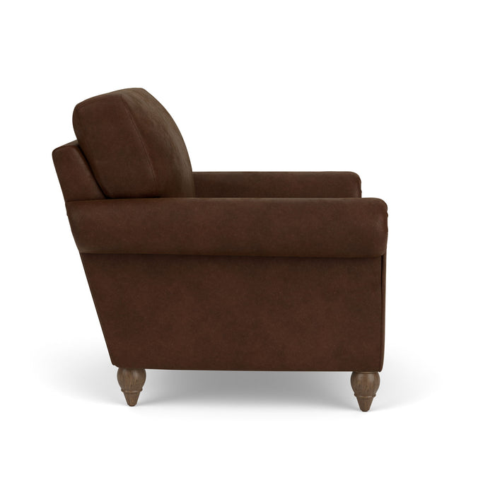 Moxy - Fabric Chair With Rolled Arms