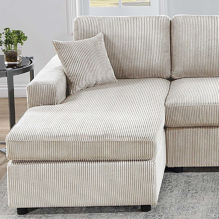 Modern Design Sectional Set With Right And Left Arm Chaise