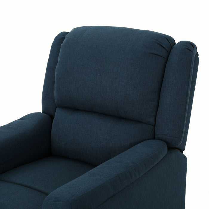 Contemporary Glider Recliner With Swivel Function
