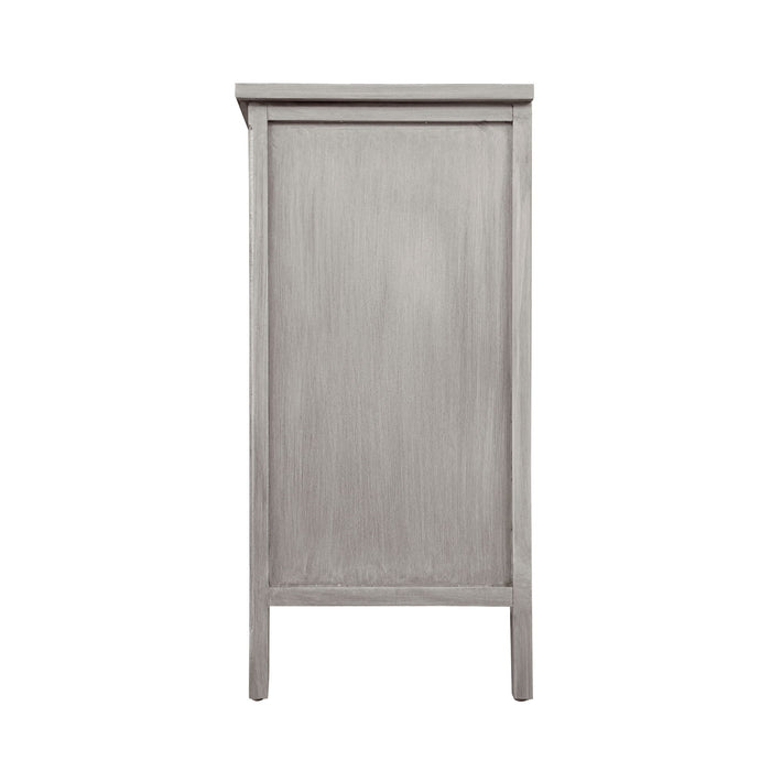 3 Drawer Cabinet, American Furniture, Suitable For Bedroom, Living Room - Light Gray
