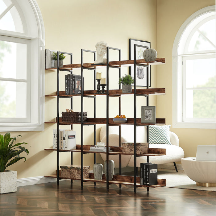 Vintage Industrial 5 Tier Bookcase