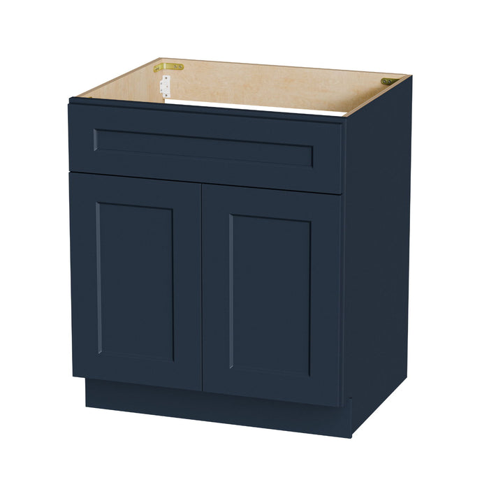 Shaker Base Cabinet With Soft-Close Drawer & Double Doors, Adjustable Shelf
