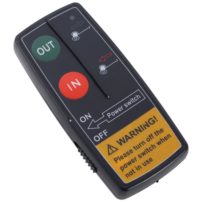 Reversible Electric 12V Trailer Winch For Boats Up To 5000 Lbs, Galvanized Wire Rope Casing - Blue