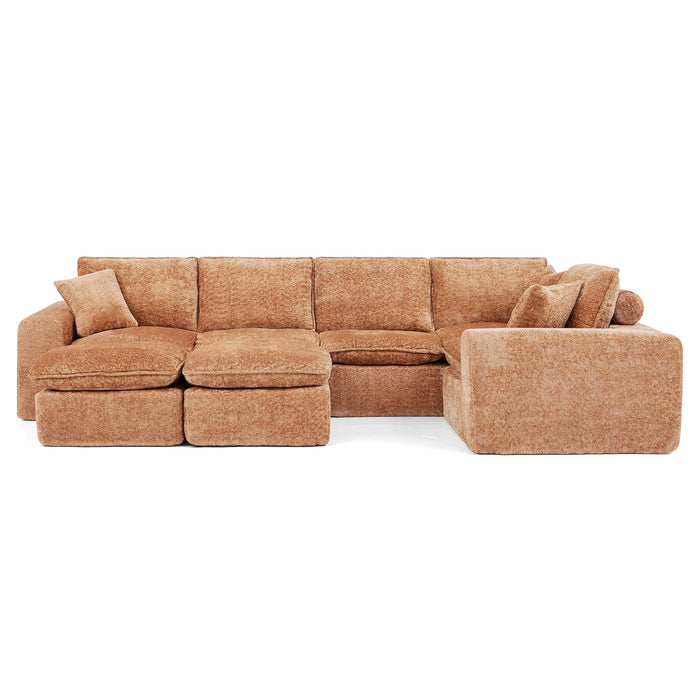 Sectional Sofa With Moveable Ottoman