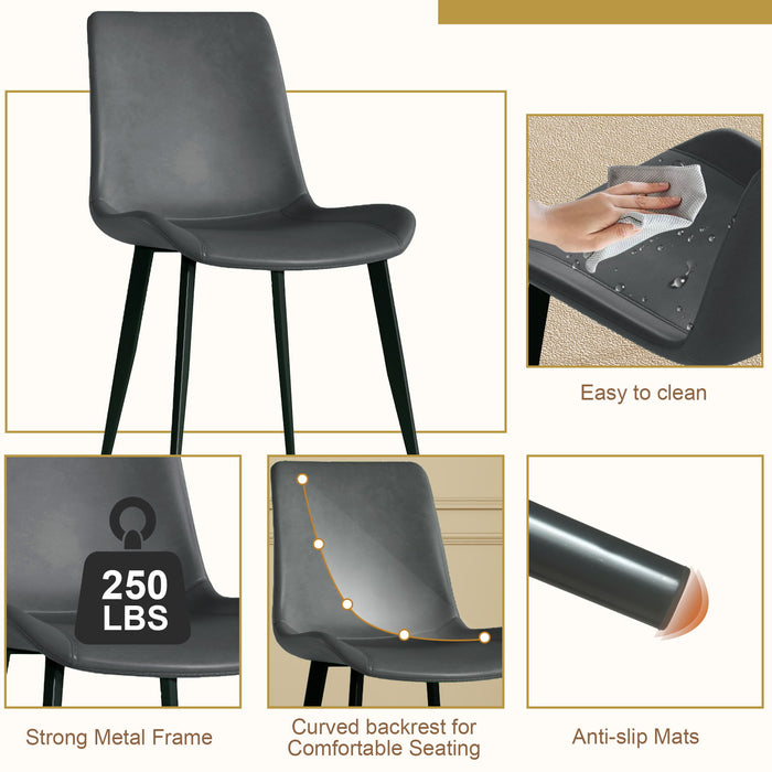 Modern Expandable Dining Table With Retractable Leaf With Chairs