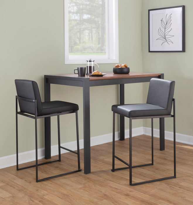 Fuji - Contemporary High Back Barstool Elegant Design