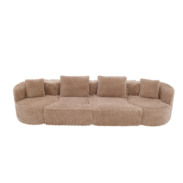 Modular Sectional Sofa With Free Combination Design