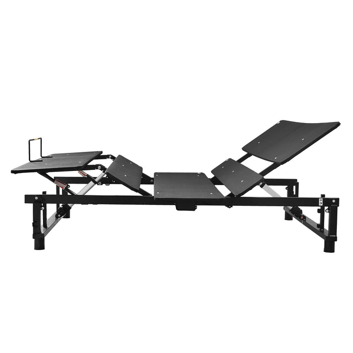 Adjustable Bed Base Frame With Head And Foot Incline And Wireless Remote