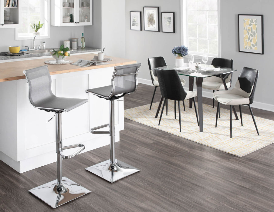 Mirage - Contemporary Adjustable Barstool With Swivel