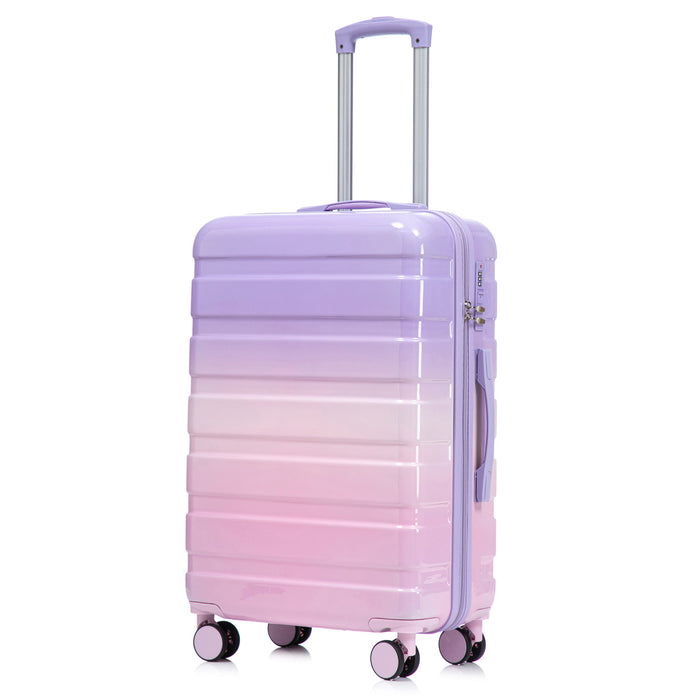 Luggage Set 20" /24" /28" With Combination Lock And Silent Wheels
