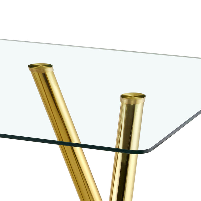 Dining Table With Transparent Surface