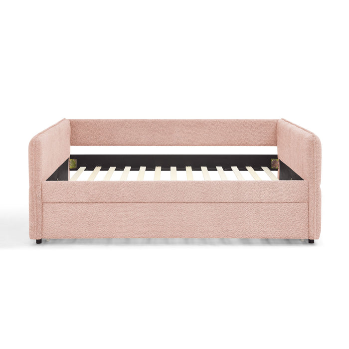 Upholstered Daybed With Pop Up Trundle