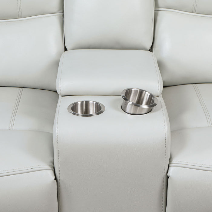 Denson - Power Reclining Loveseat With Console And USB Port
