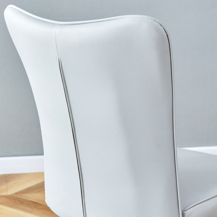 Modern Minimalist Dining Chairs (Set of 2)