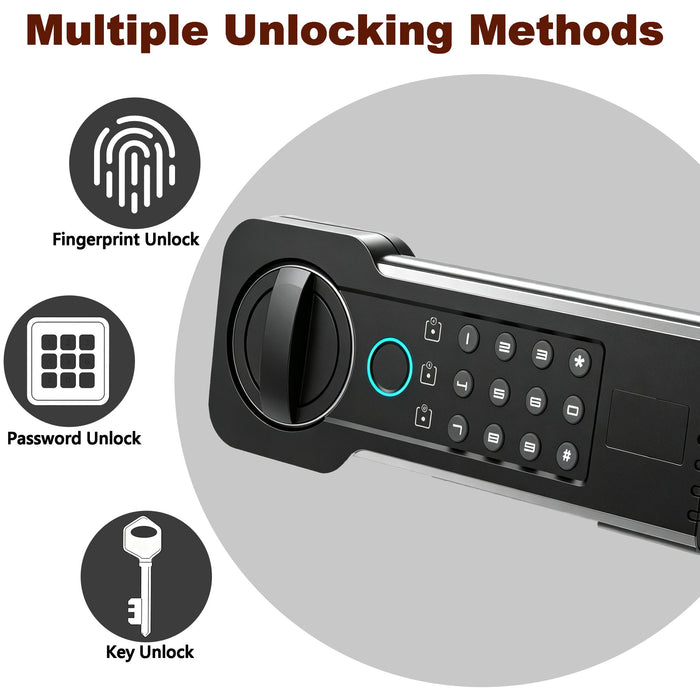 Home Safe, Fingerprint & Digital Keypad Lock, Security Cabinet