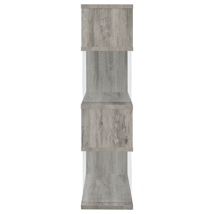 Elias - 4 Shelf Bookshelf With Zigzag Design