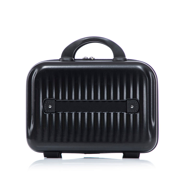 Luggage Set With Cosmetic Case, Combination Lock, Front Opening Design