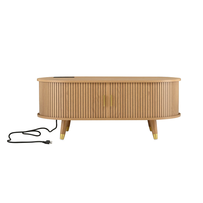 TV Stand & Coffee Table Set With Charging Station