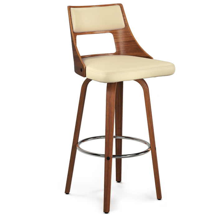 Dallyn - Swivel Bar Stool (Set of 2) - Cream