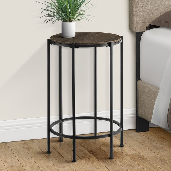 Contemporary Round Accent Table For Living Room